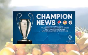 PepsiCo verlängert globale Partnerschaft mit UEFA Champions League