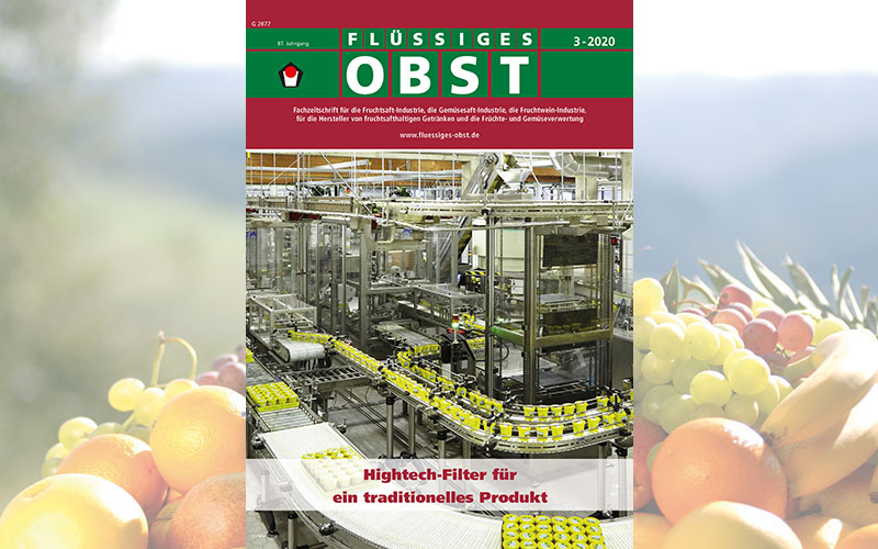 Die Ausgabe 3-2020 von FLÜSSIGES OBST ist online!