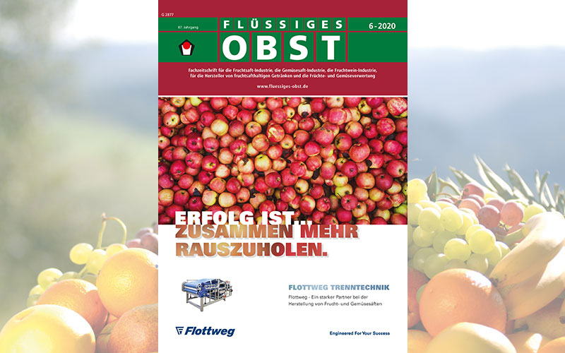 Die Ausgabe 6-2020 von FLÜSSIGES OBST ist online!
