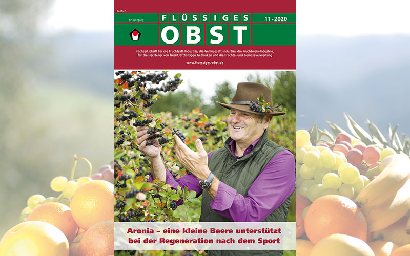 Die Ausgabe 11-2020 von FLÜSSIGES OBST ist online!