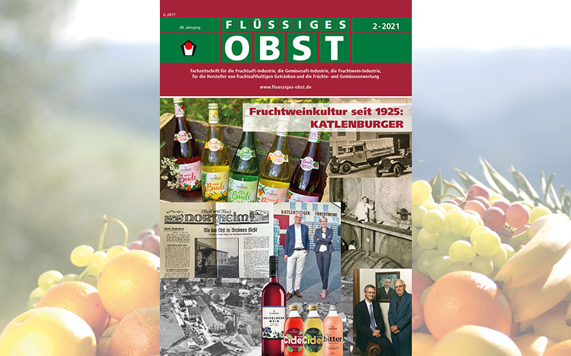 Die Ausgabe 2-2021 von FLÜSSIGES OBST ist online!