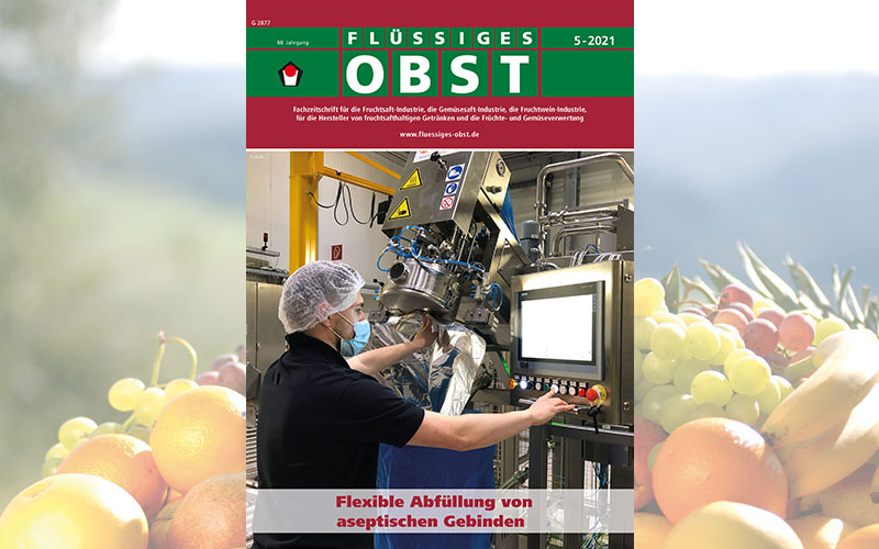 Die Ausgabe 5-2021 von FLÜSSIGES OBST ist online!