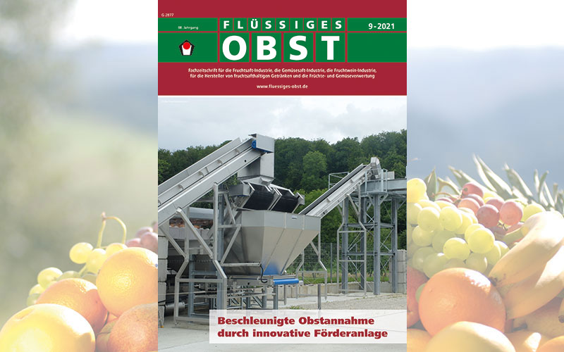 Die Ausgabe 9-2021 von FLÜSSIGES OBST ist online!