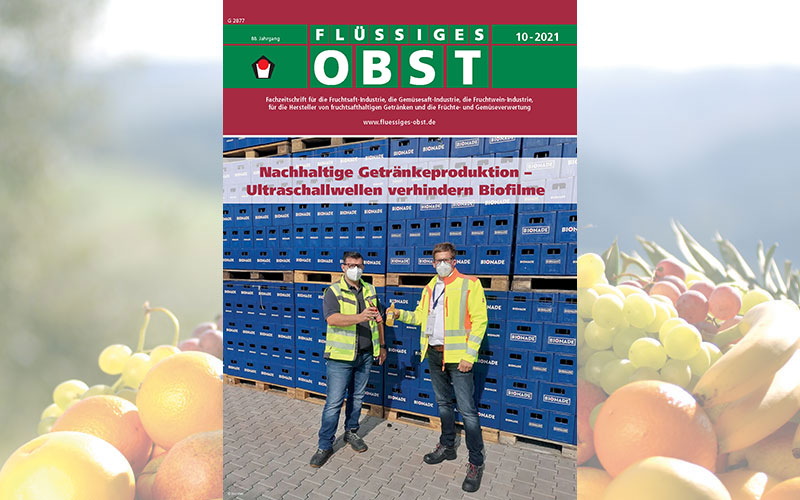 Die Ausgabe 10-2021 von FLÜSSIGES OBST ist online!