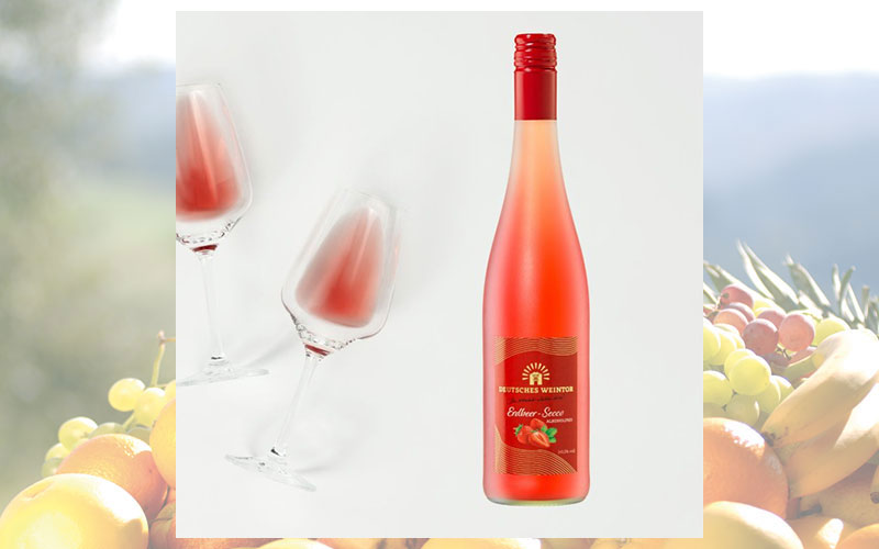 Deutsches Weintor präsentiert den neuen Erdbeer-Secco ALKOHOLFREI