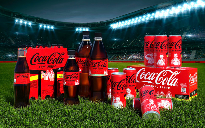 Torchancen für den Handel: Coca-Cola macht die UEFA EURO 2024TM zum Umsatzhighlight – mit Coca-Cola Zero Sugar und POWERADE